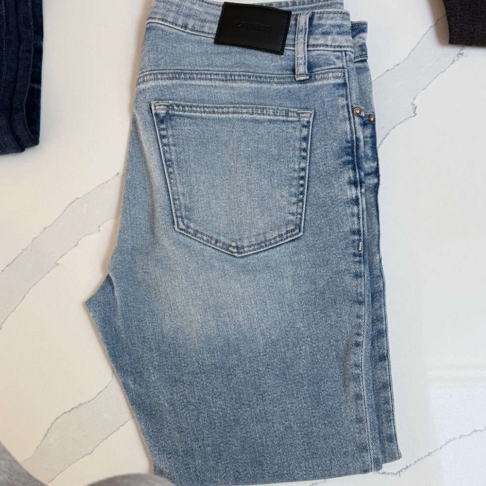 Express Light Wash Slim Men's Jeans